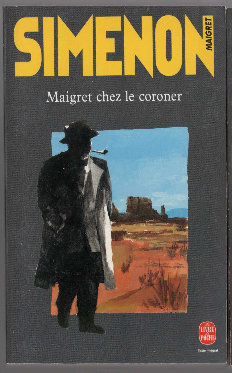 Georges Simenon  MAIGRET CHEZ LE CORONER front book cover image