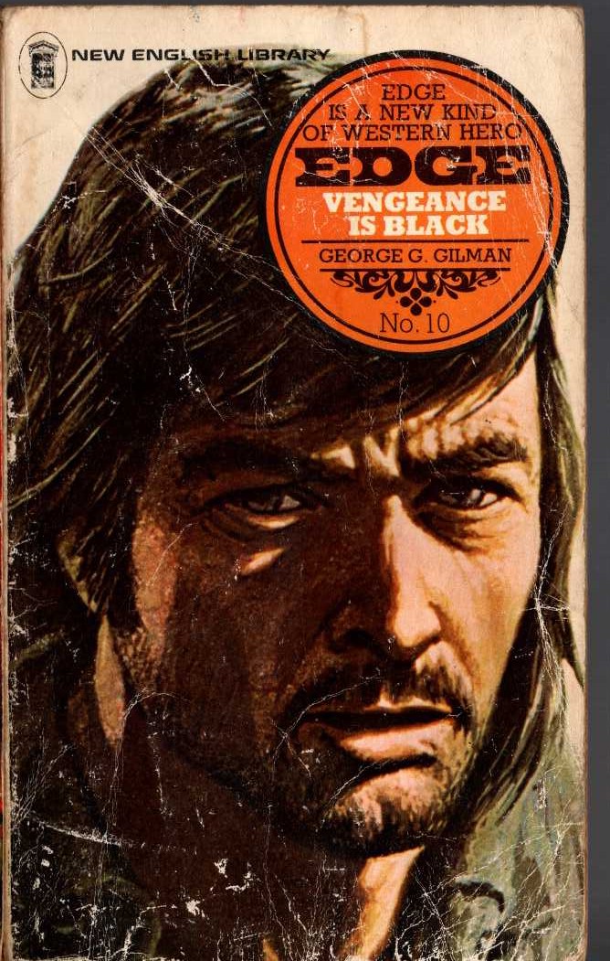 George G. Gilman  EDGE 10: VENGEANCE IS BLACK front book cover image