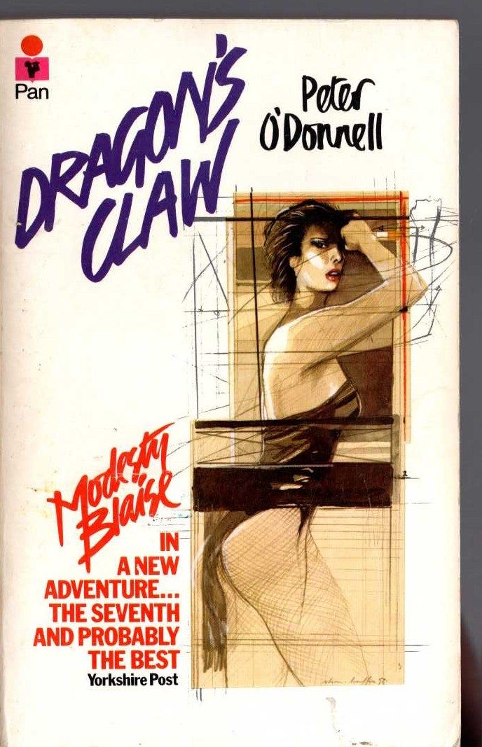 Peter O'Donnell  DRAGON'S CLAW front book cover image