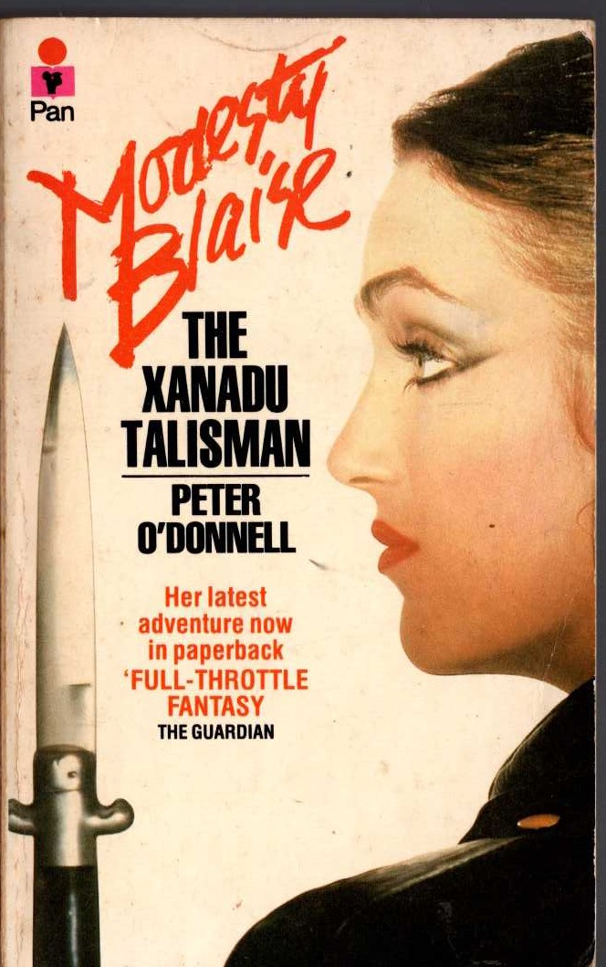 Peter O'Donnell  THE XANADU TALISMAN front book cover image