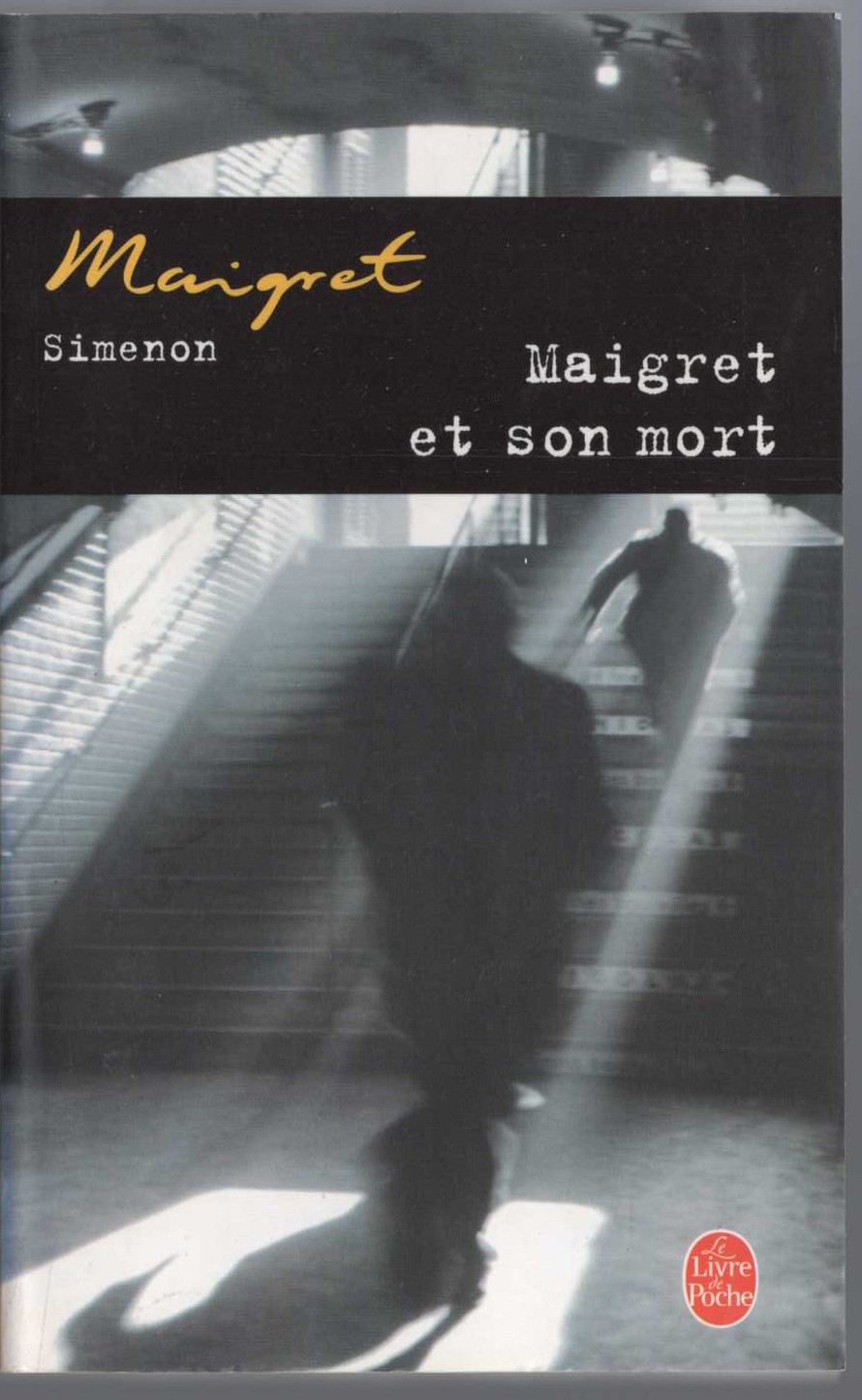Georges Simenon  MAIGRET ET SON MORT front book cover image