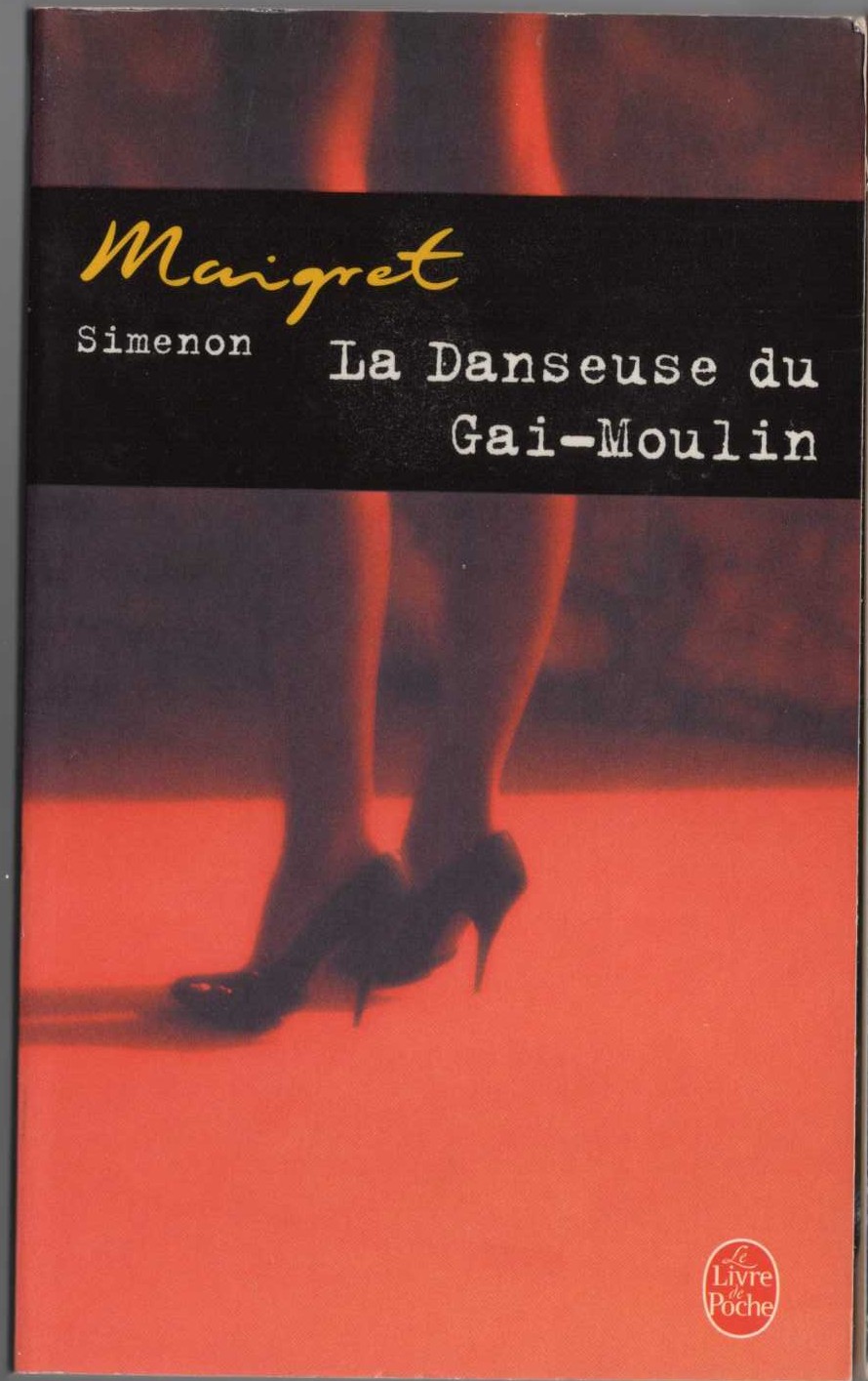 Georges Simenon  LA DANSEUSE DU GAI-MOULIN front book cover image
