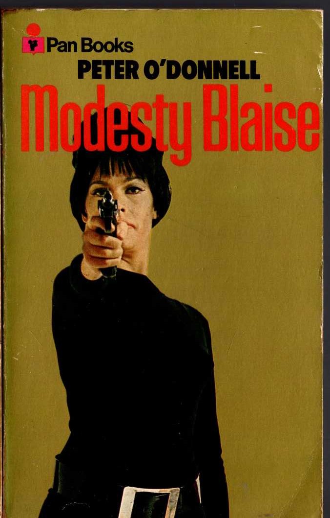 Peter O'Donnell  MODESTY BLAISE front book cover image