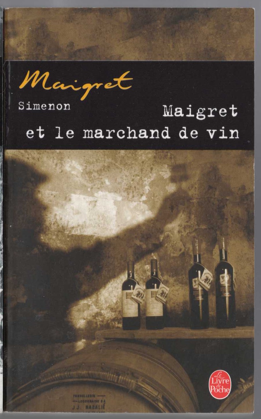 Georges Simenon  MAIGRET ET LE MARCHAND DE VIN front book cover image