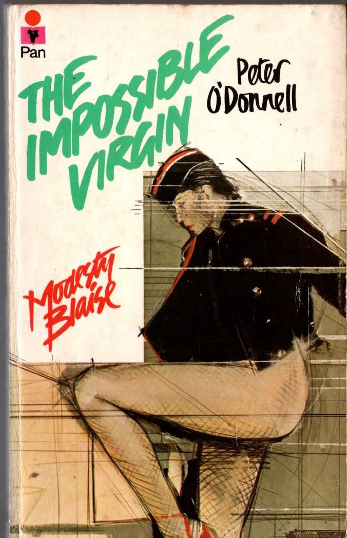 Peter O'Donnell  THE IMPOSSIBLE VIRGIN front book cover image