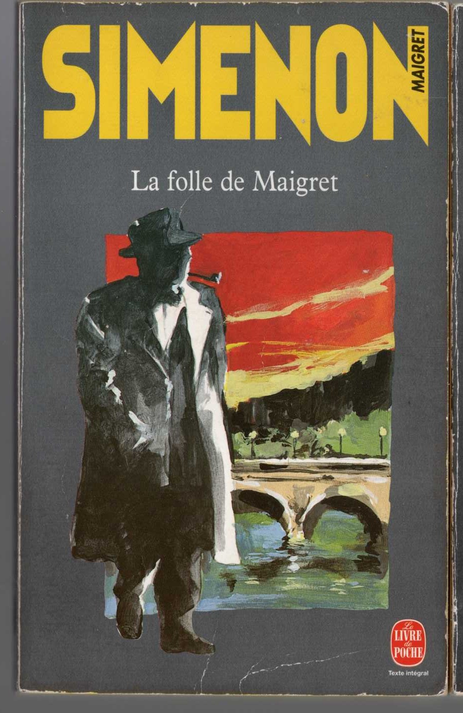 Georges Simenon  LA FOLLE DE MAIGRET front book cover image