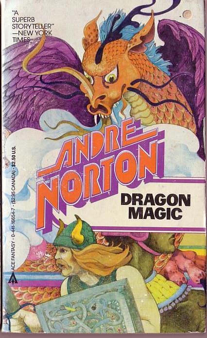 Andre Norton  DRAGON MAGIC front book cover image