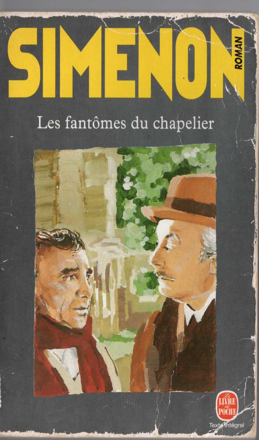Georges Simenon  LES FANTOMES DU CHAPELIER front book cover image
