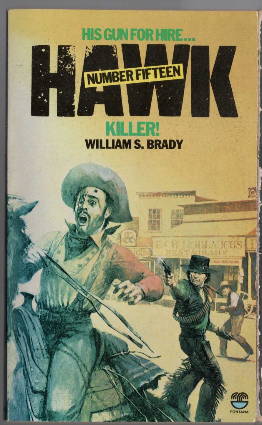 William S. Brady  HAWK 15: KILLER! front book cover image