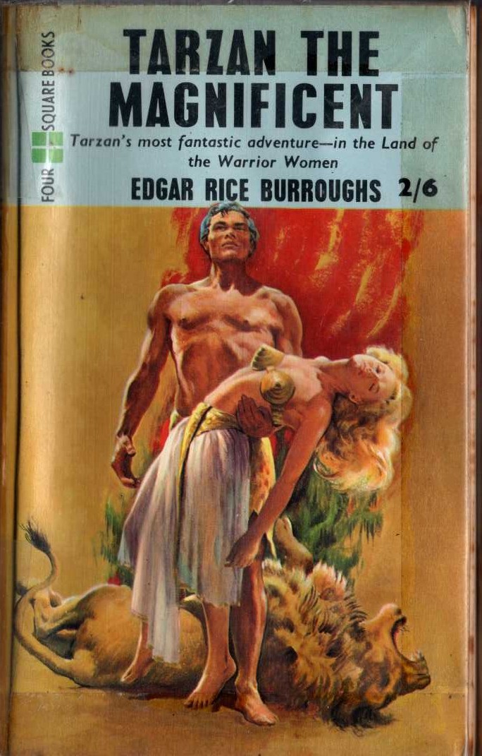 Edgar Rice Burroughs  TARZAN THE MAGNIFICENT front book cover image