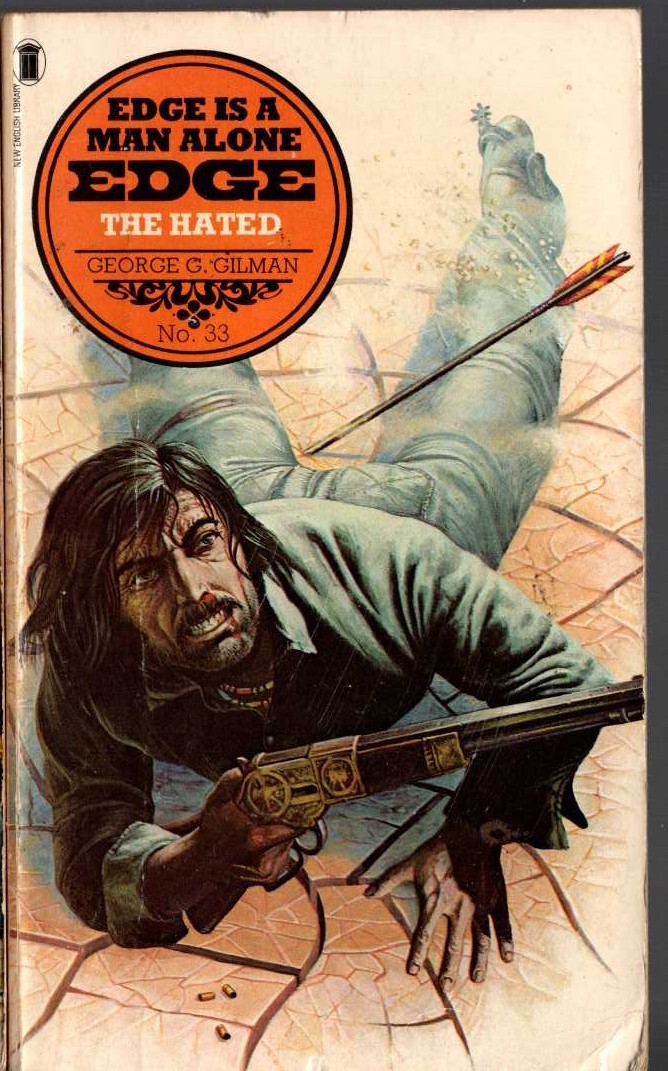 George G. Gilman  EDGE 33: THE HATED front book cover image