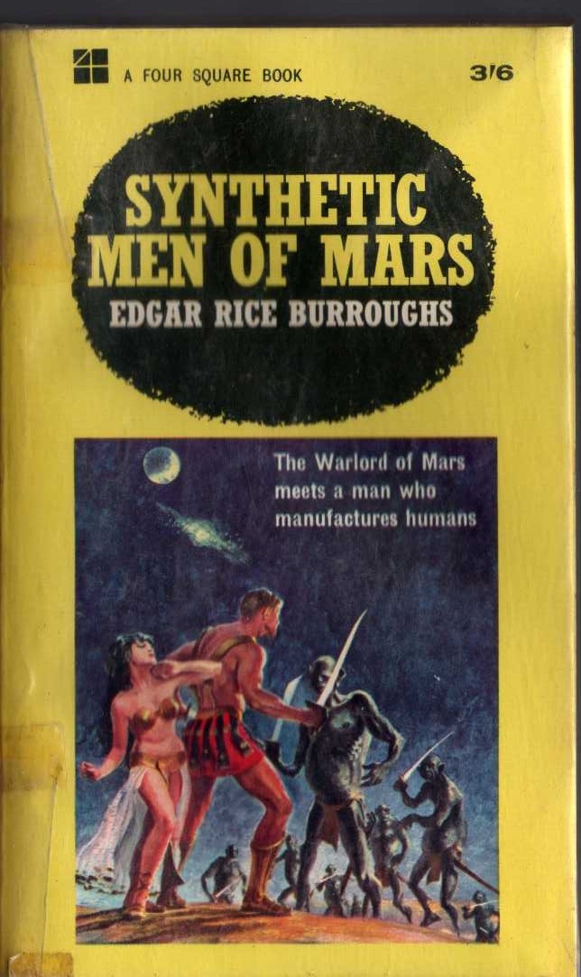 Edgar Rice Burroughs  SYNTHETIC MEN OF MARS front book cover image