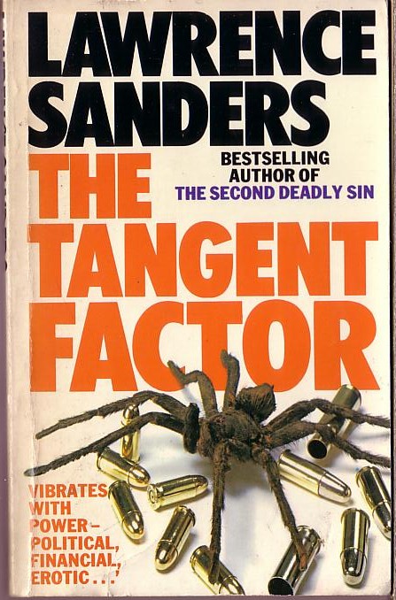 Lawrence Sanders  THE TANGENT FACTOR front book cover image