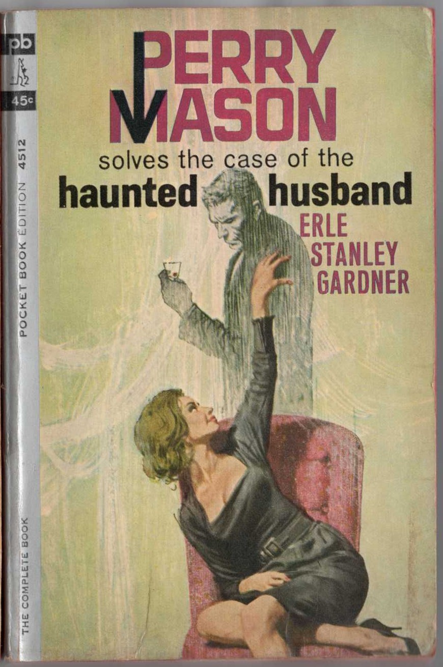 Erle Stanley Gardner  THE CASE OF THE HAUNTED HUSBAND front book cover image