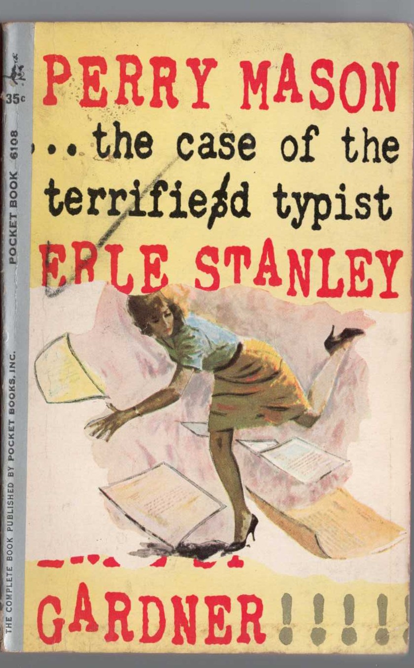 Erle Stanley Gardner  THE CASE OF THE TERRIFIED TYPIST front book cover image
