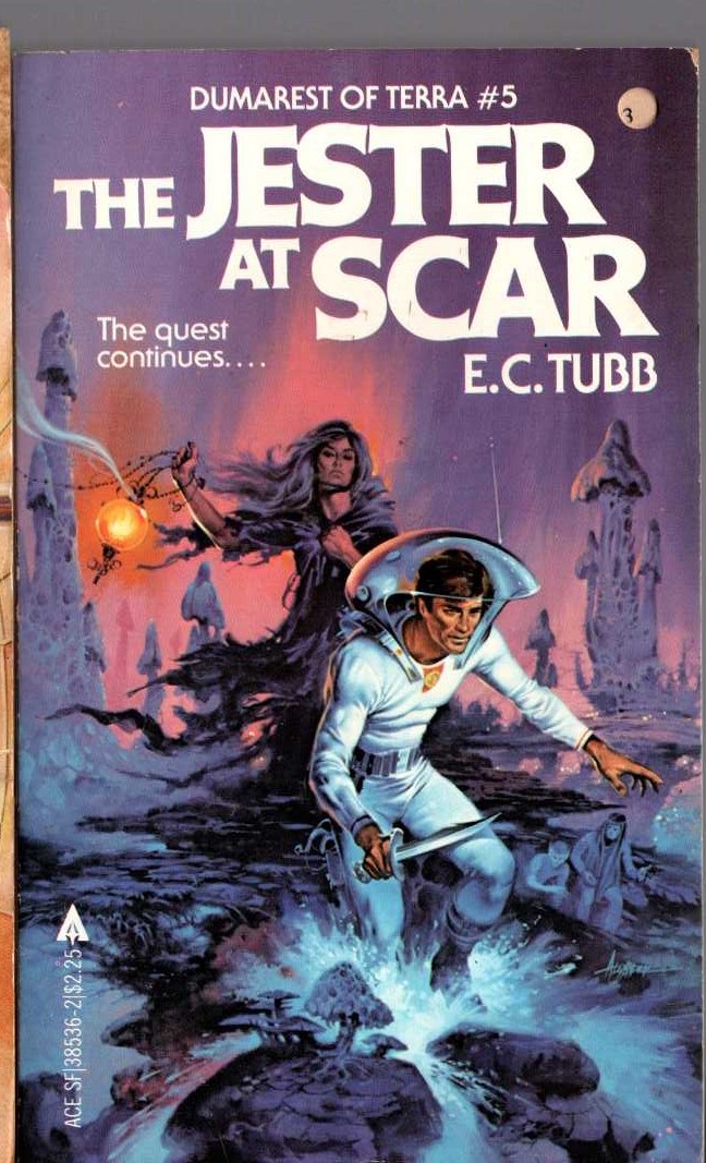 E.C. Tubb  THE JESTER AT SCAR front book cover image