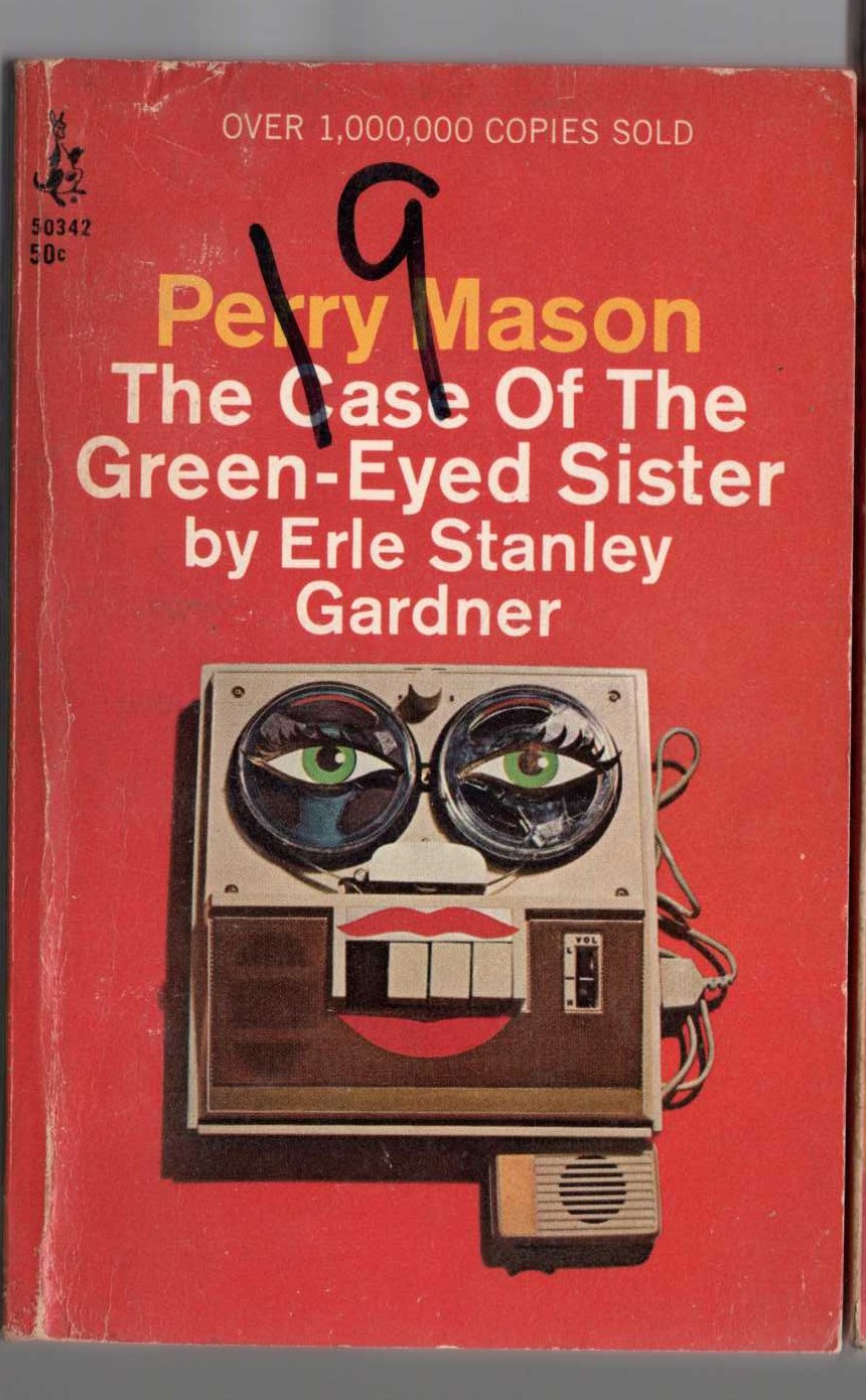Erle Stanley Gardner  THE CASE OF THE GREEN-EYED SISTER front book cover image