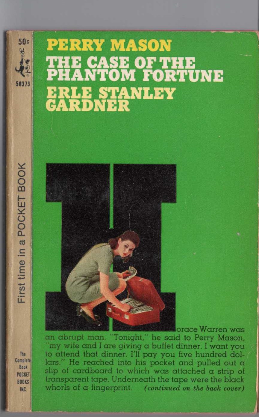 Erle Stanley Gardner  THE CASE OF THE PHANTOM FORTUNE front book cover image