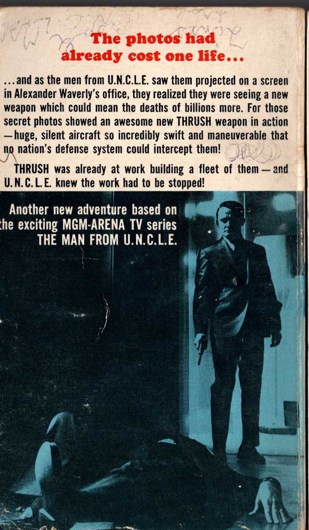 John Oram  THE MAN FROM U.N.C.L.E. (3): THE COPENHAGEN AFFAIR magnified rear book cover image