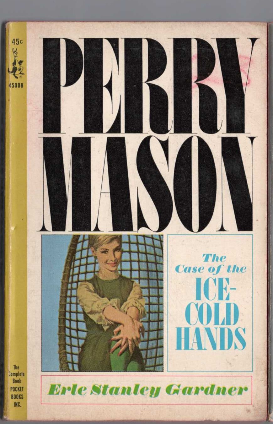 Erle Stanley Gardner  THE CASE OF THE ICE-COLD HANDS front book cover image