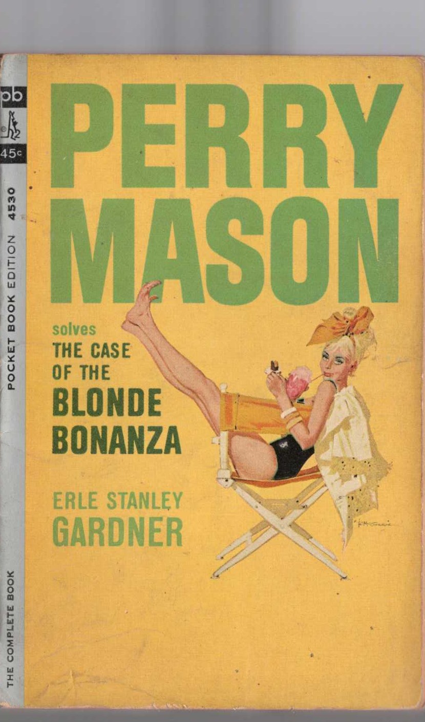 Erle Stanley Gardner  THE CASE OF THE BLONDE BONANZA front book cover image
