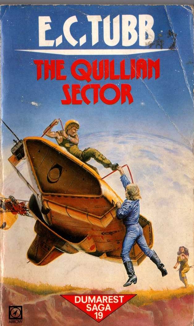 E.C. Tubb  THE QUILLIAN SECTOR front book cover image