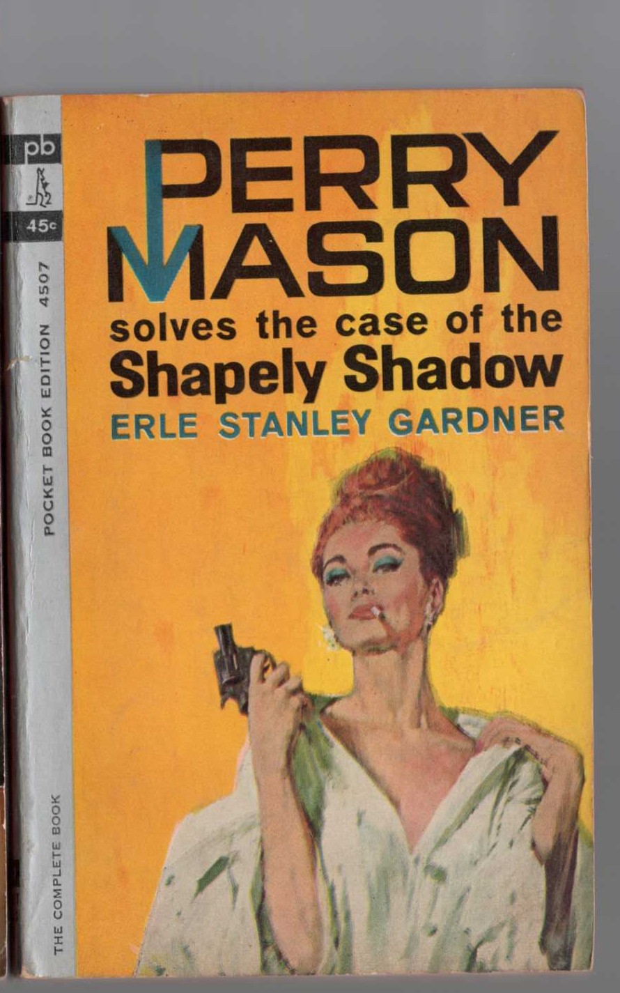 Erle Stanley Gardner  THE CASE OF THE SHAPELY SHADOW front book cover image