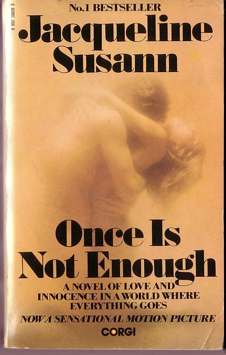 Jacqueline Susann  ONCE IS NOT ENOUGH front book cover image