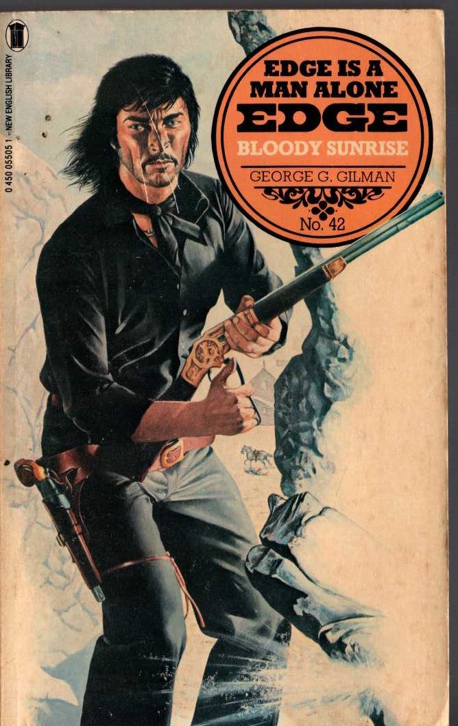 George G. Gilman  EDGE 42: BLOODY SUNRISE front book cover image
