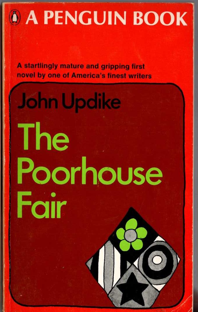 John Updike  THE POORHOUSE FAIR front book cover image