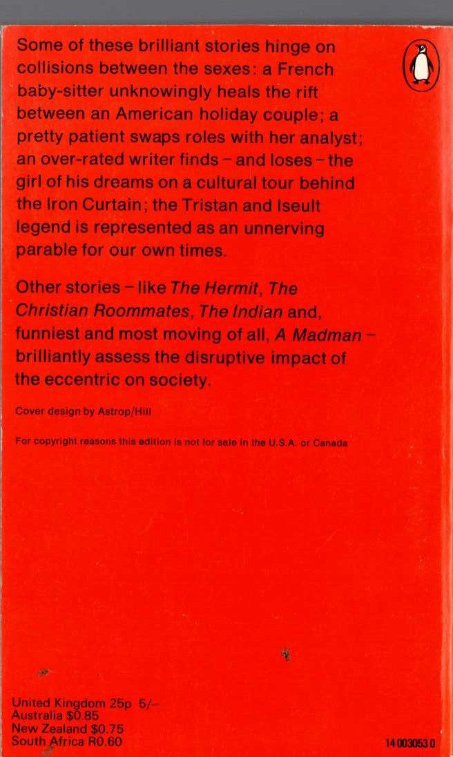 John Updike  THE MUSIC SCHOOL magnified rear book cover image