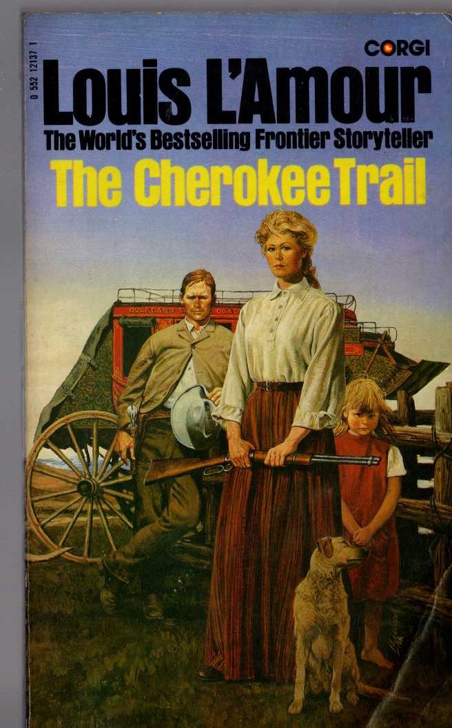 Louis L'Amour  THE CHEROKEE TRAIL front book cover image