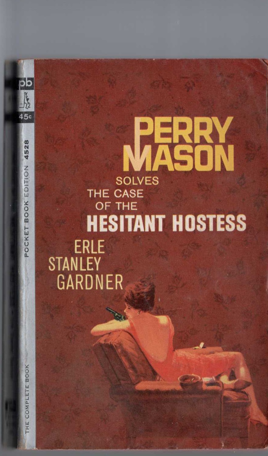 Erle Stanley Gardner  THE CASE OF THE HESITANT HOSTESS front book cover image