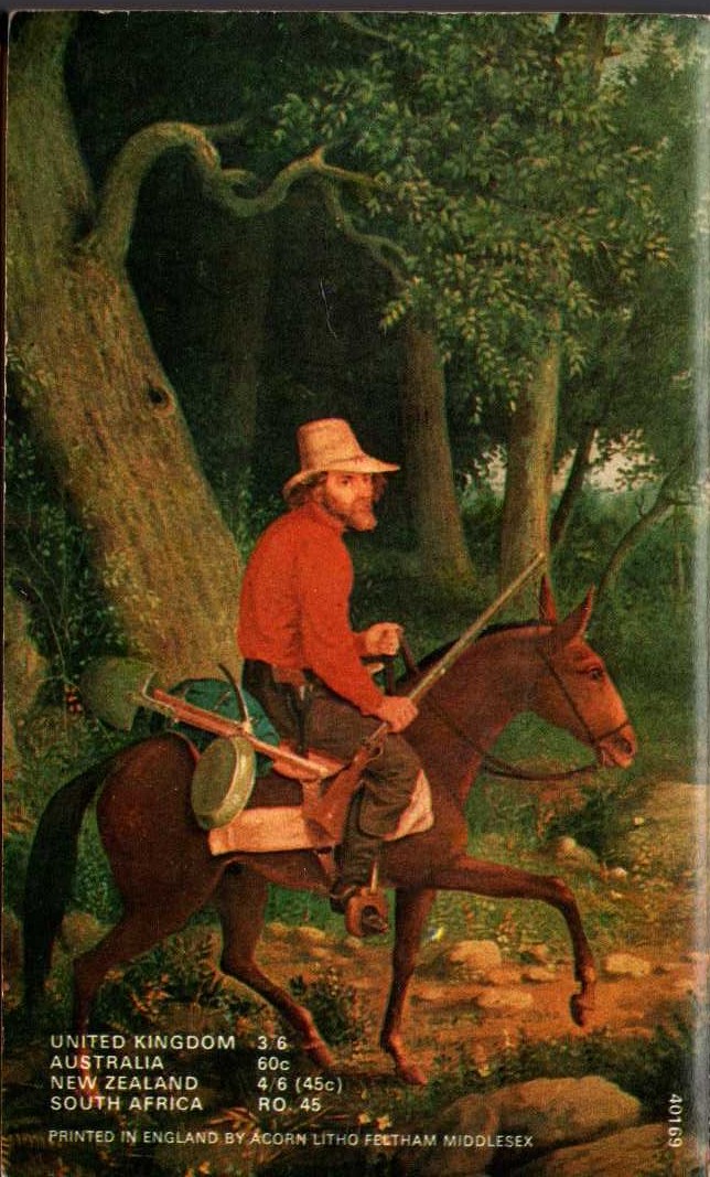 Zane Grey  PRAIRIE GOLD magnified rear book cover image