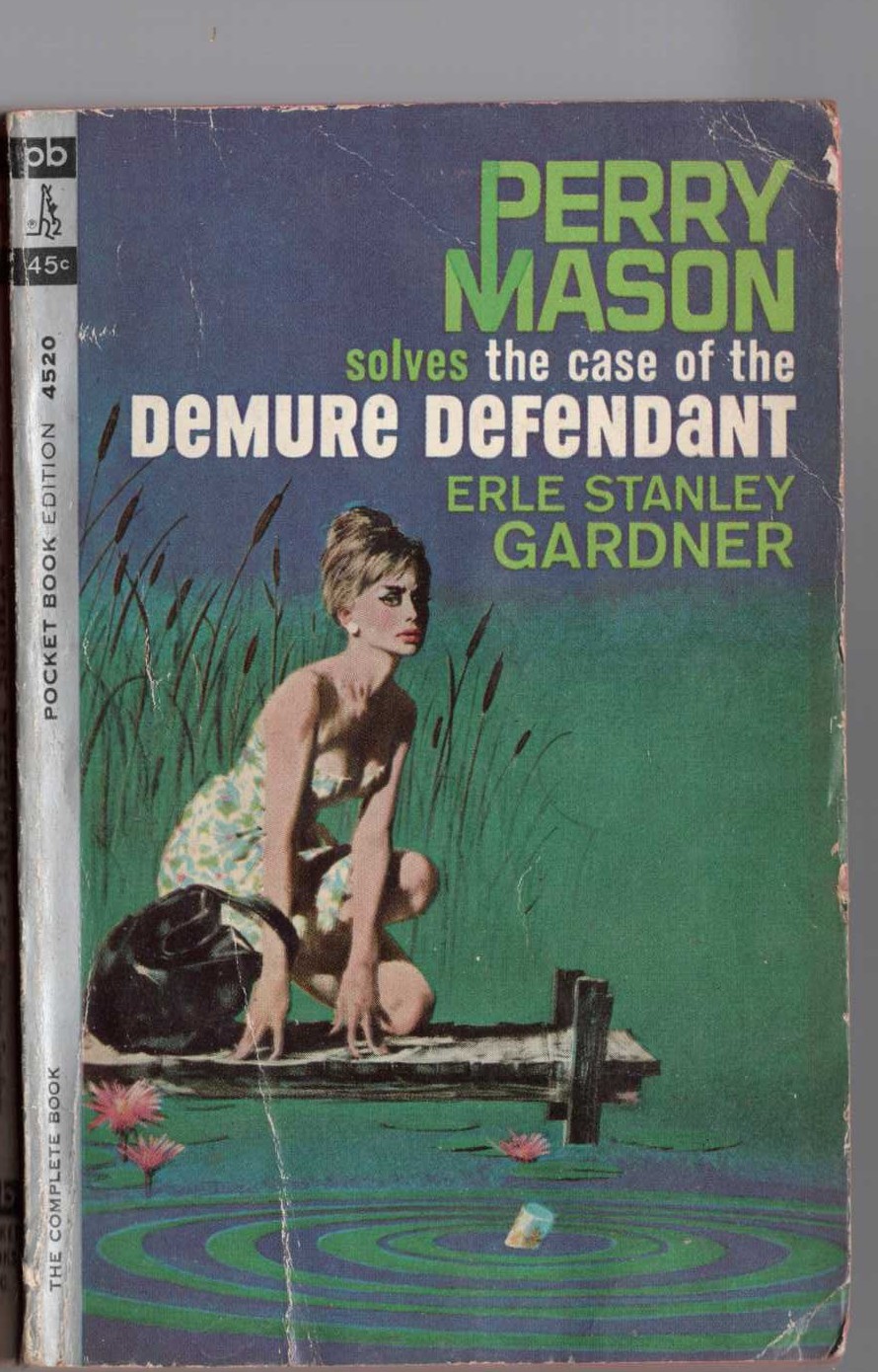 Erle Stanley Gardner  THE CASE OF THE DEMURE DEFENDANT front book cover image