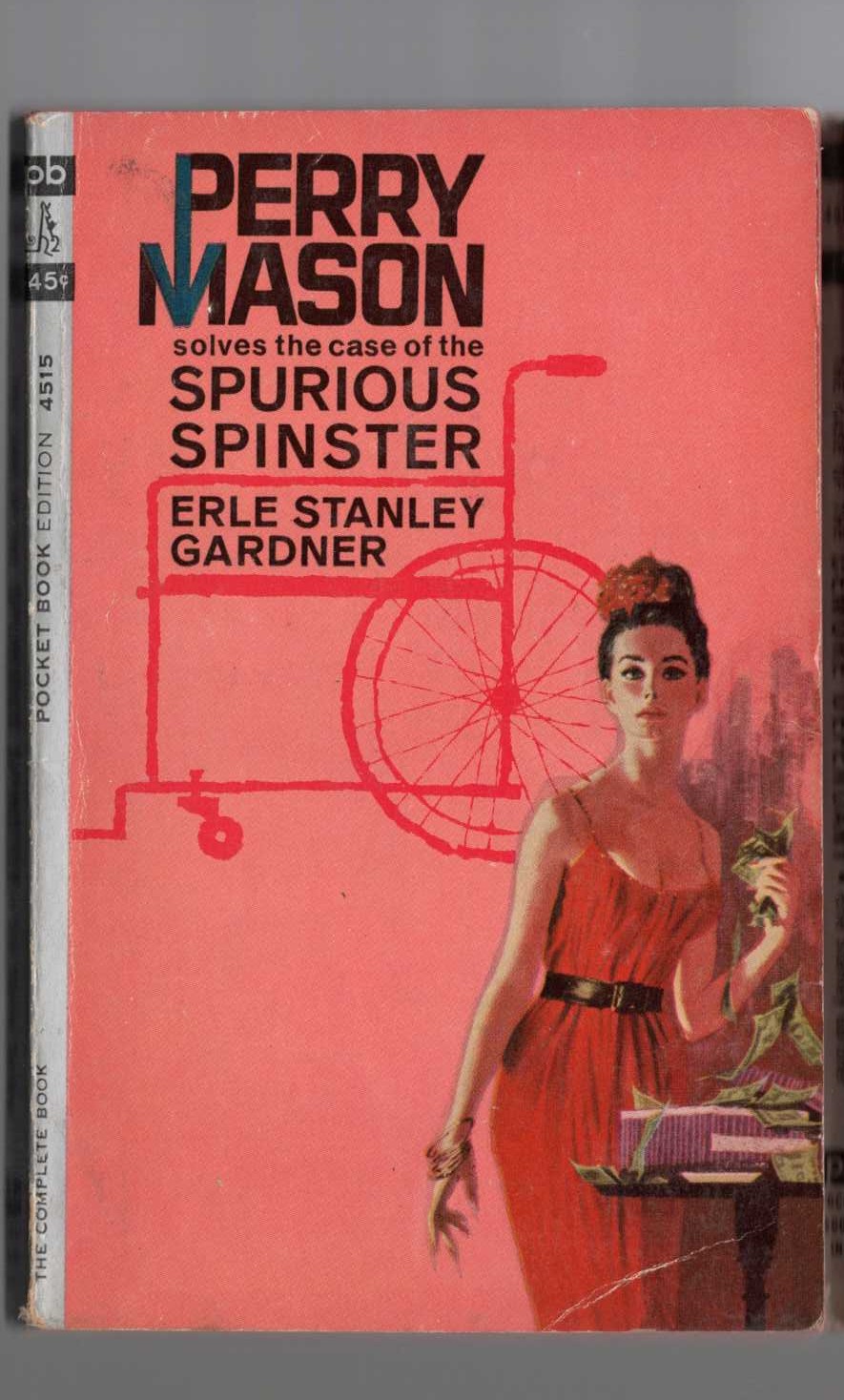 Erle Stanley Gardner  THE CASE OF THE SPURIOUS SPINSTER front book cover image