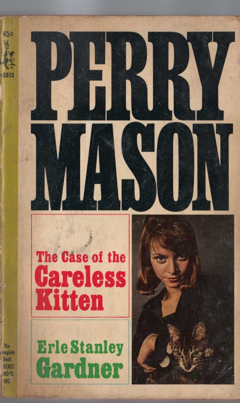 Erle Stanley Gardner  THE CASE OF THE CARELESS KITTEN front book cover image