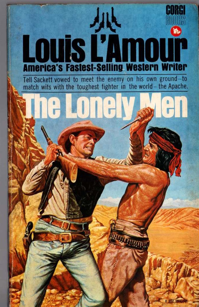 Louis L'Amour  THE LONELY MEN front book cover image