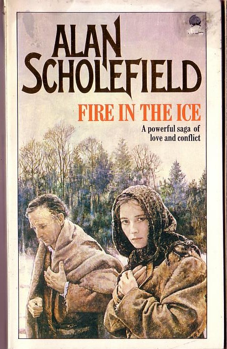 Alan Scholefield  FIRE IN THE ICE front book cover image