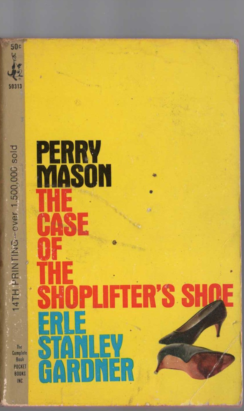 Erle Stanley Gardner  THE CASE OF THE SHOPLIFTER'S SHOE front book cover image