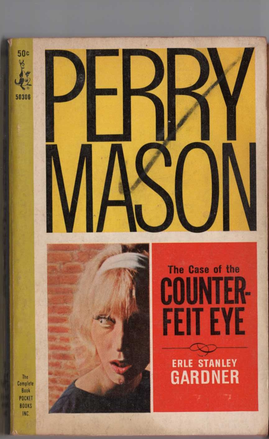 Erle Stanley Gardner  THE CASE OF THE COUNTERFEIT EYE front book cover image