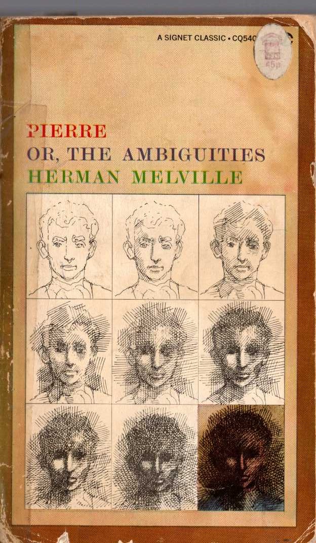 Herman Melville  PIERRE OR, THE AMBIGUITIES front book cover image