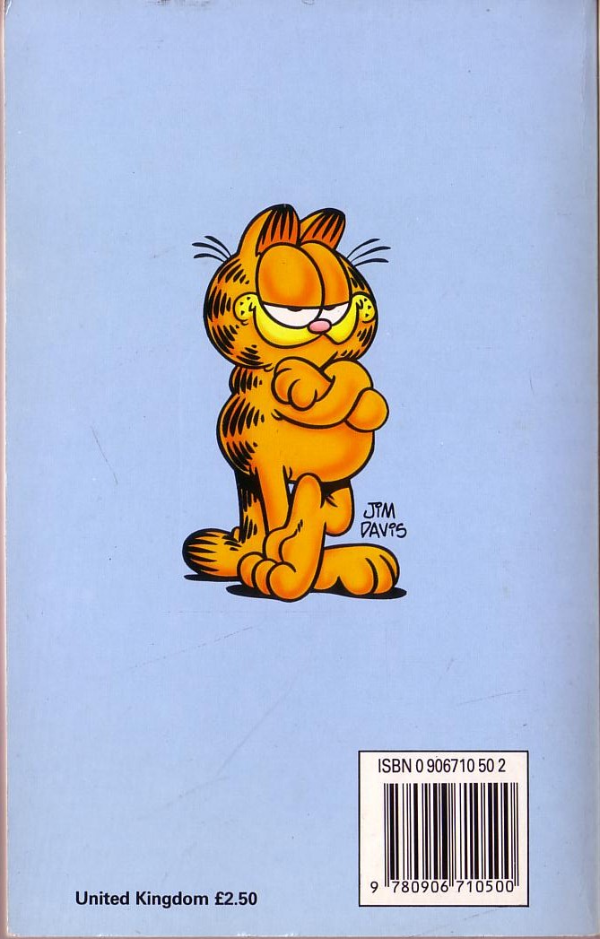 Jim Davis  GARFIELD. Two's Company magnified rear book cover image