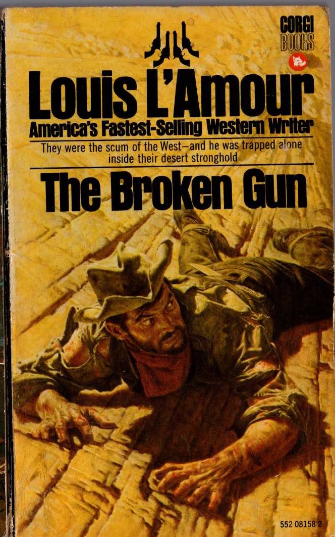 Louis L'Amour  THE BROKEN GUN front book cover image