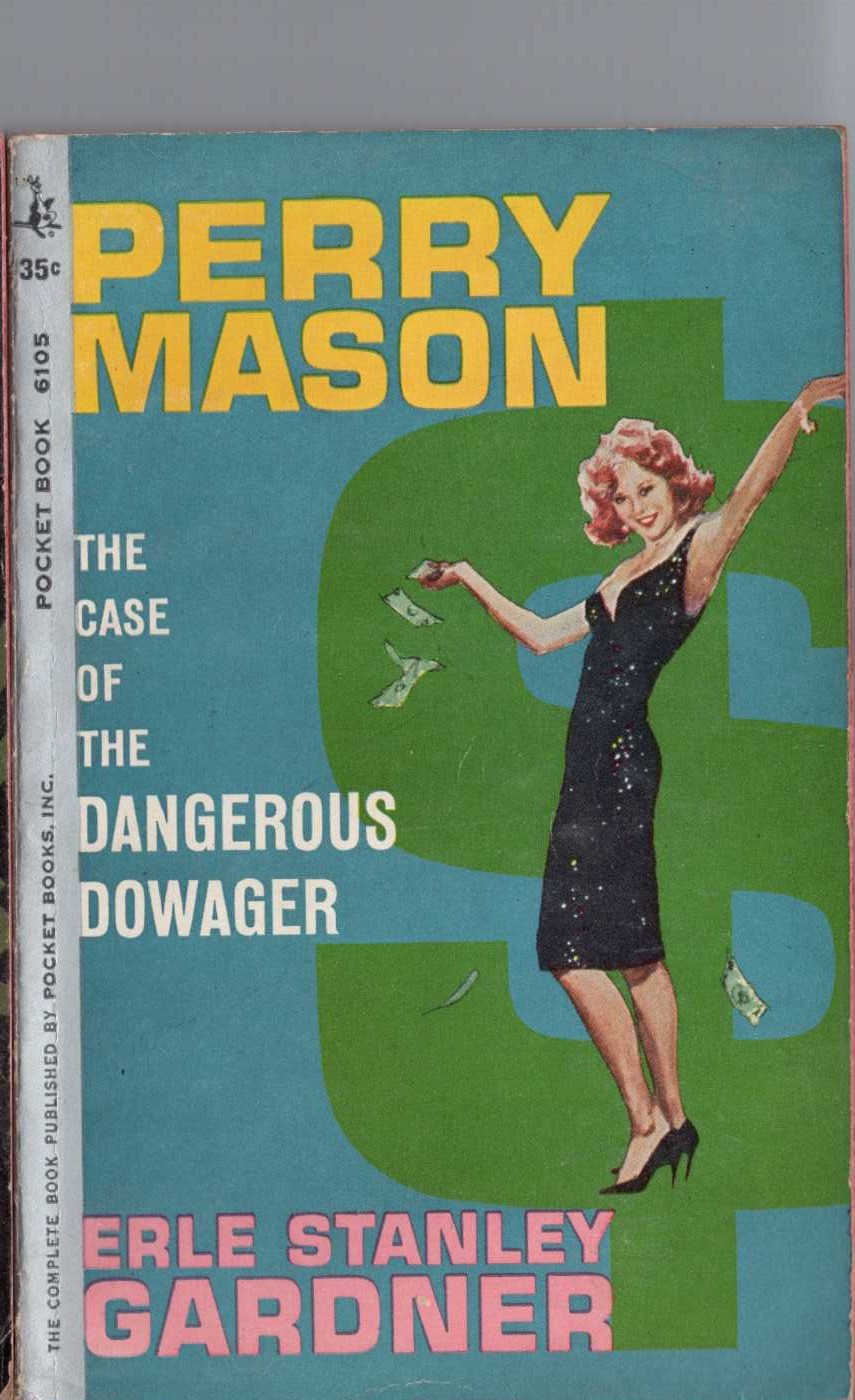 Erle Stanley Gardner  THE CASE OF THE DANGEROUS DOWAGER front book cover image