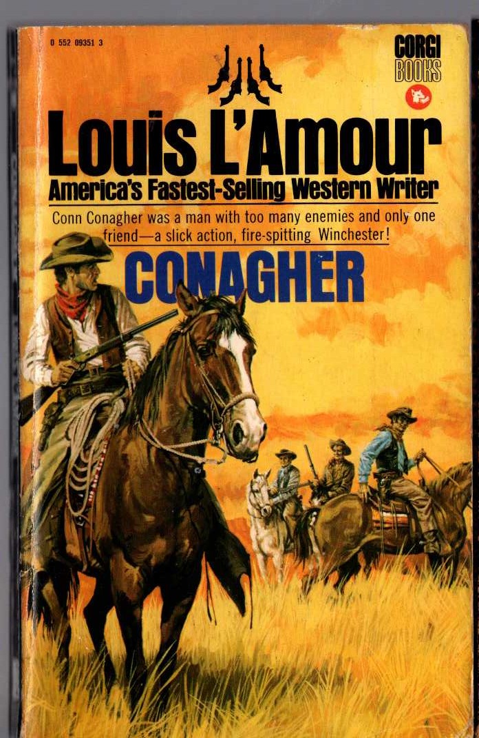 Louis L'Amour  CONAGHER front book cover image