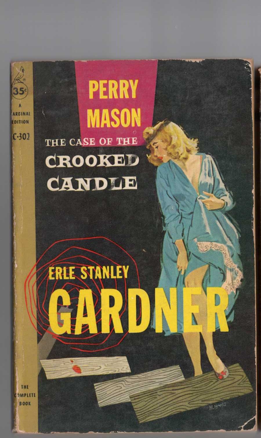 Erle Stanley Gardner  THE CASE OF THE CROOKED CANDLE front book cover image