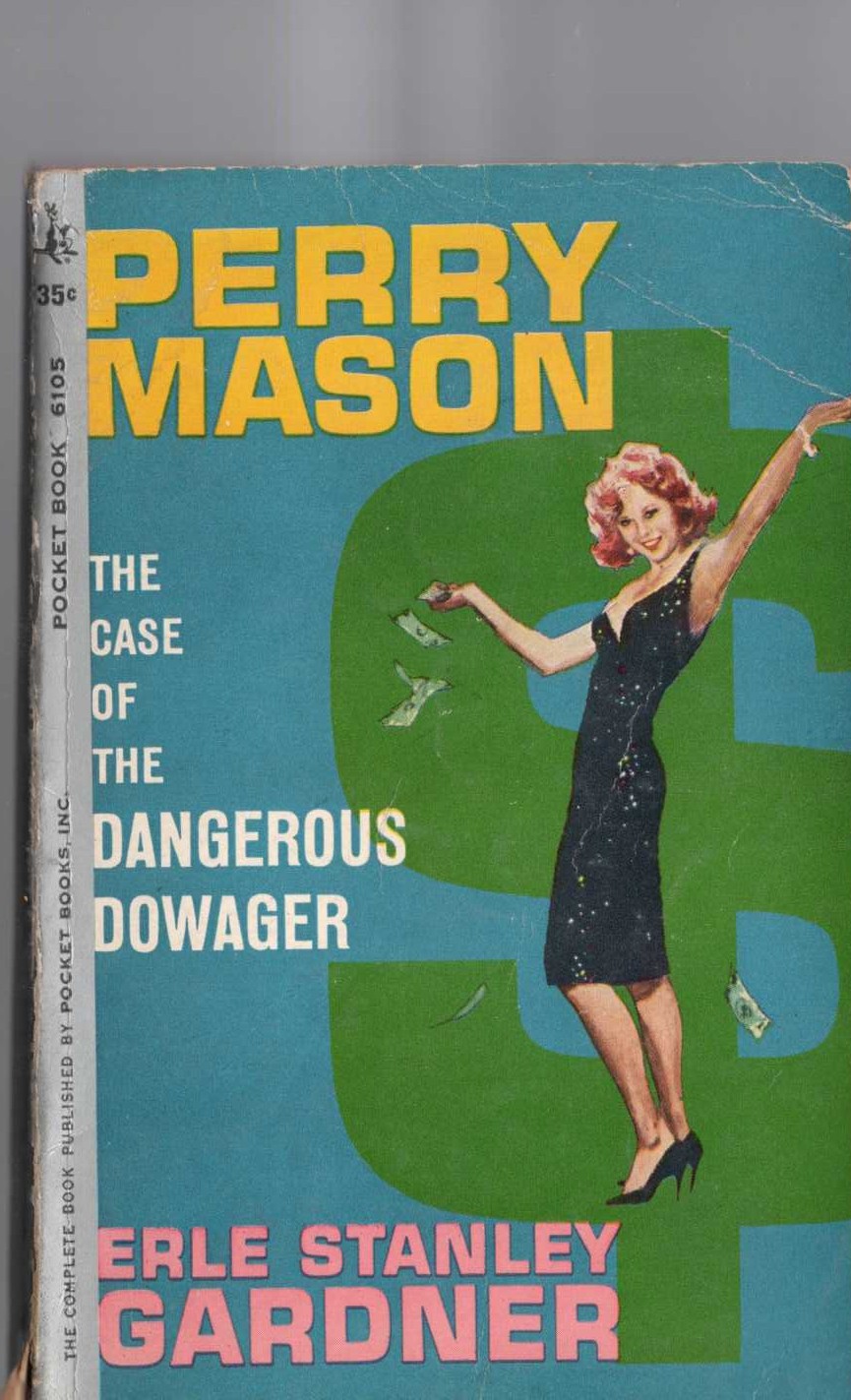 Erle Stanley Gardner  THE CASE OF THE DANGEROUS DOWAGER front book cover image