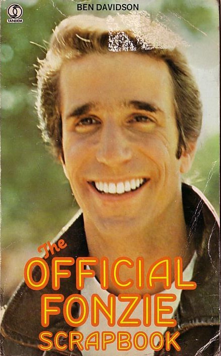 Ben Davidson  THE OFFICIAL FONZIE SCRAPBOOK front book cover image