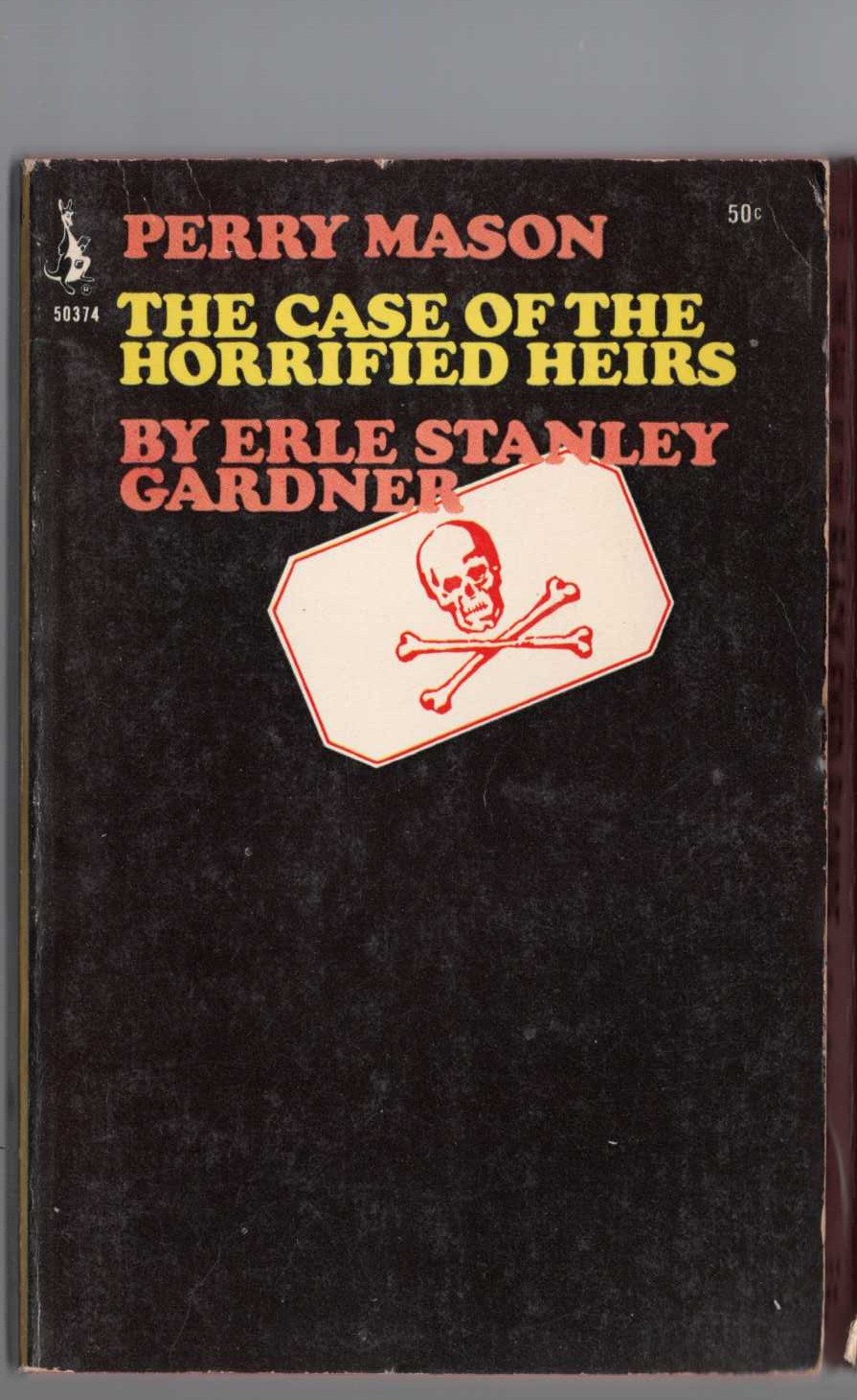 Erle Stanley Gardner  THE CASE OF THE HORRIFIED HEIRS front book cover image
